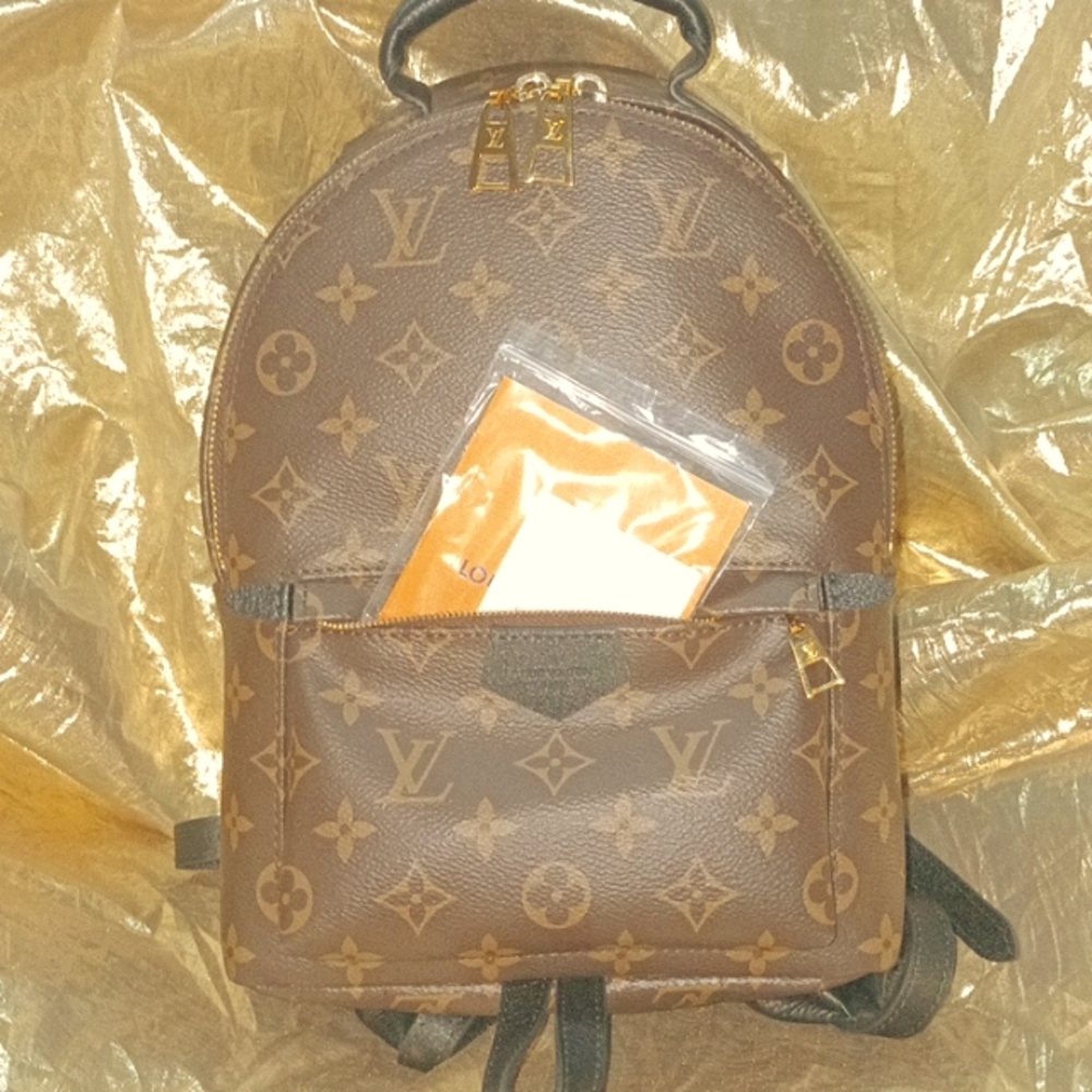 Louis Vuitton Vintage - Monogram Palm Springs PM Backpack - Brown - Canvas and L